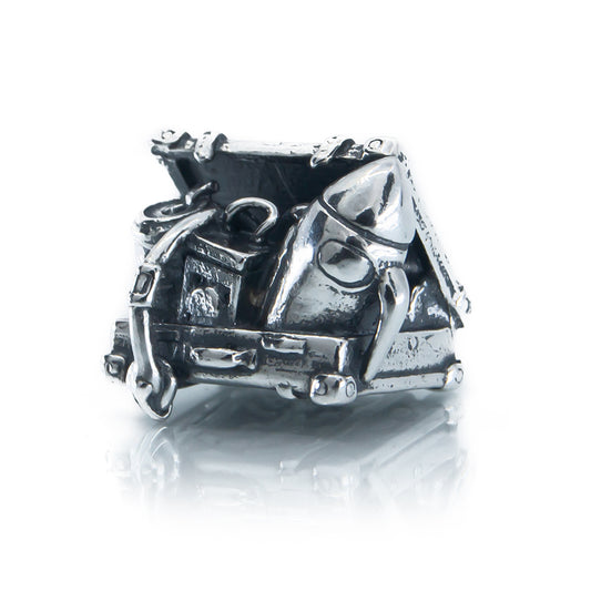 Aurora Galaxy Travel Suitcase Charm