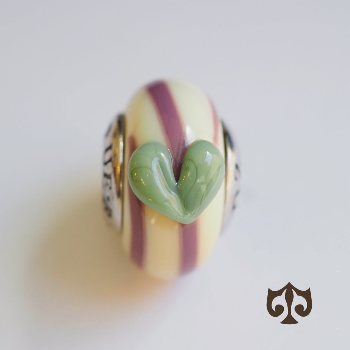 Truebeadz Uniuqe Avocado Heart