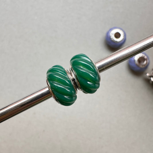 PRAAN Dark Emerald Crystal Stopper Charms