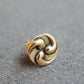ACA Gold earing 14K Gold Golden Triswirl