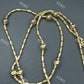 KOKO Ball Necklace 45cm 14K Gold Plated