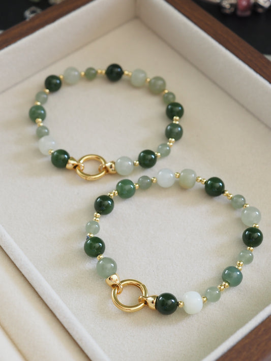 Sheng Ji -  Harmony Quartet Jade Bracelet