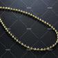 KOKO Ball Necklace 60cm 14K Gold Plated
