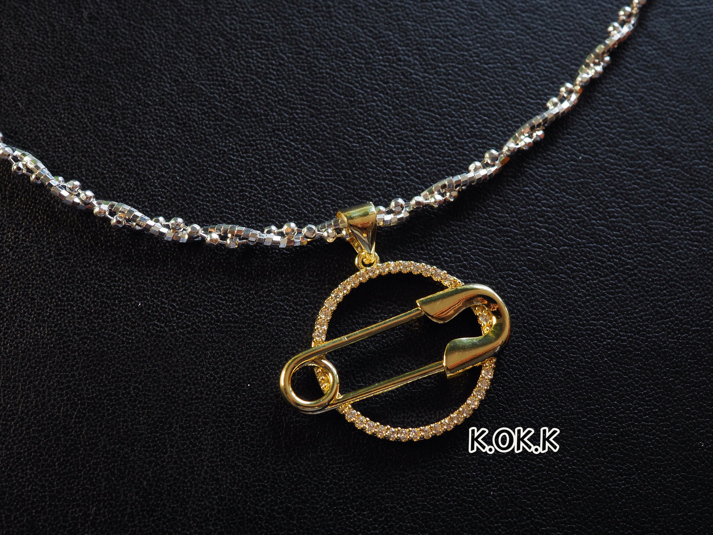 KOKO Double Chain Silver necklace 40+5cm