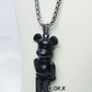 KOKO Black Gentleman Bear Necklace Set 65cm