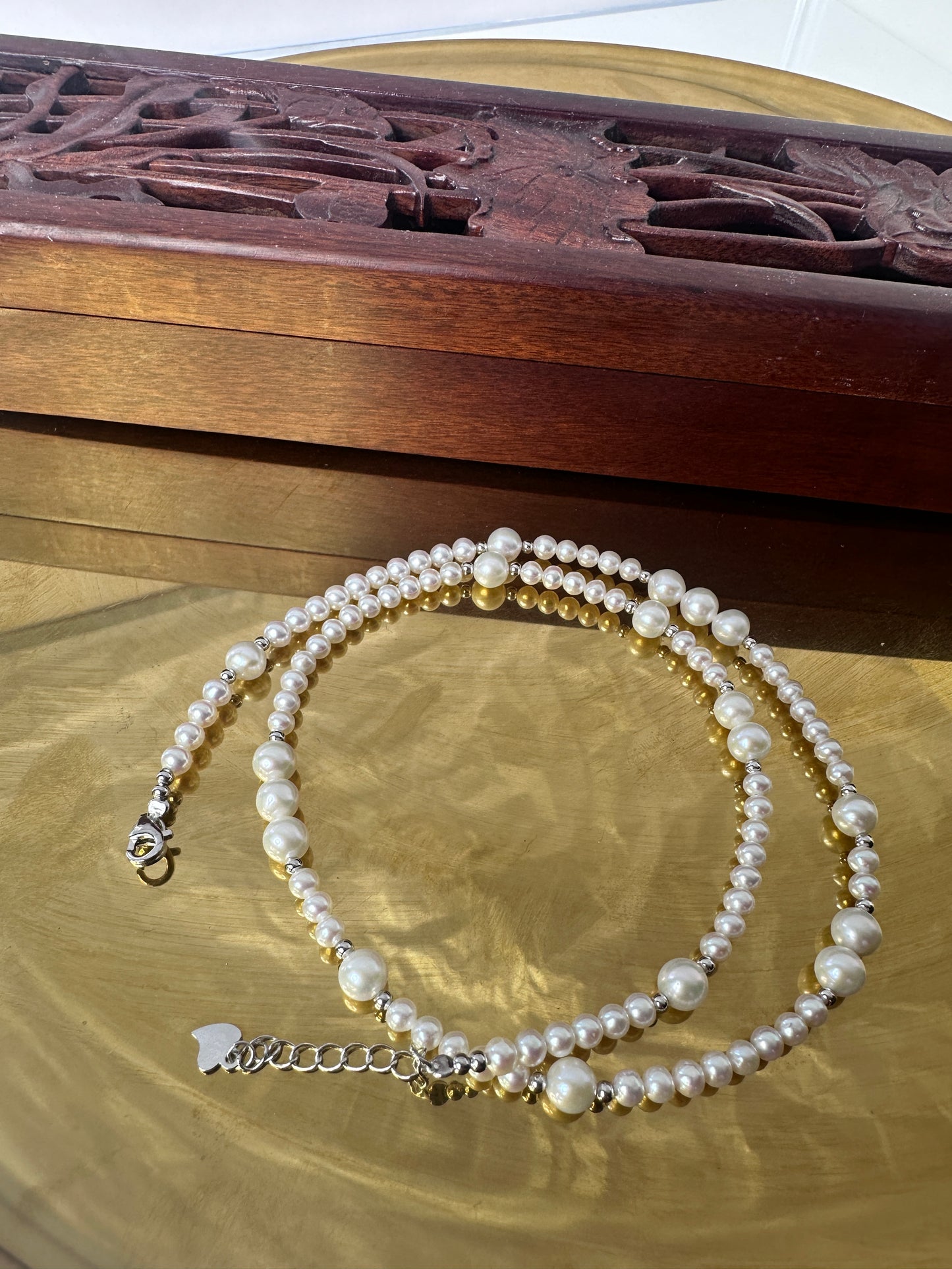 Sheng Ji - Freshwater Pearl Series -  42+3cm