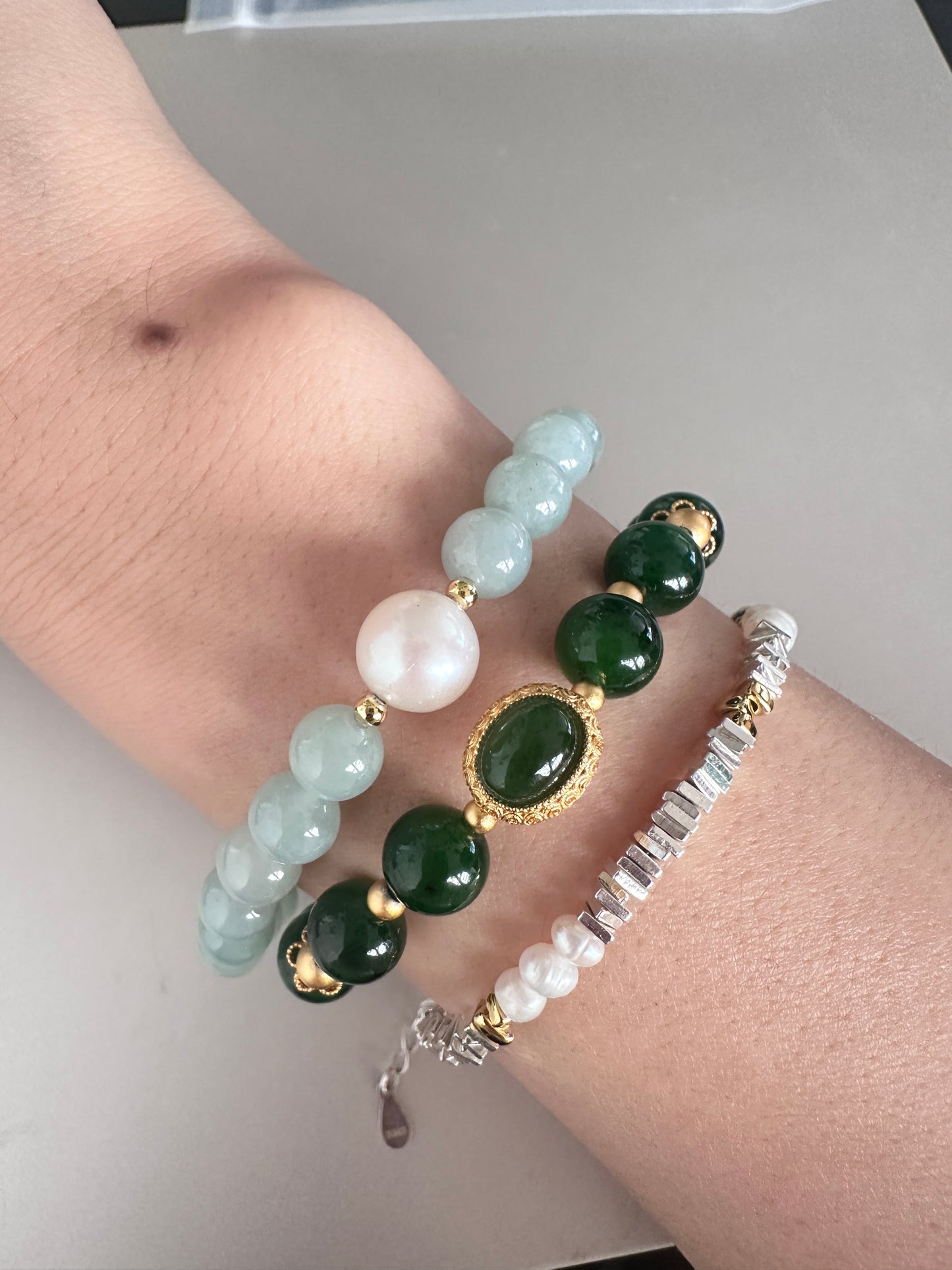 Sheng Ji - Treasures of Ocean - Myanmar Type A Jadeite Jade