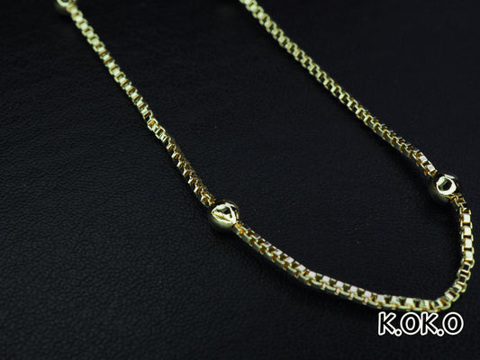 KOKO -  Mia Ball Chain Necklace 60cm