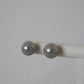 KOKO - Edison‘s Pearl Night Grey earing 8mm