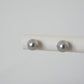 KOKO - Edison‘s Pearl Night Grey earing 4mm