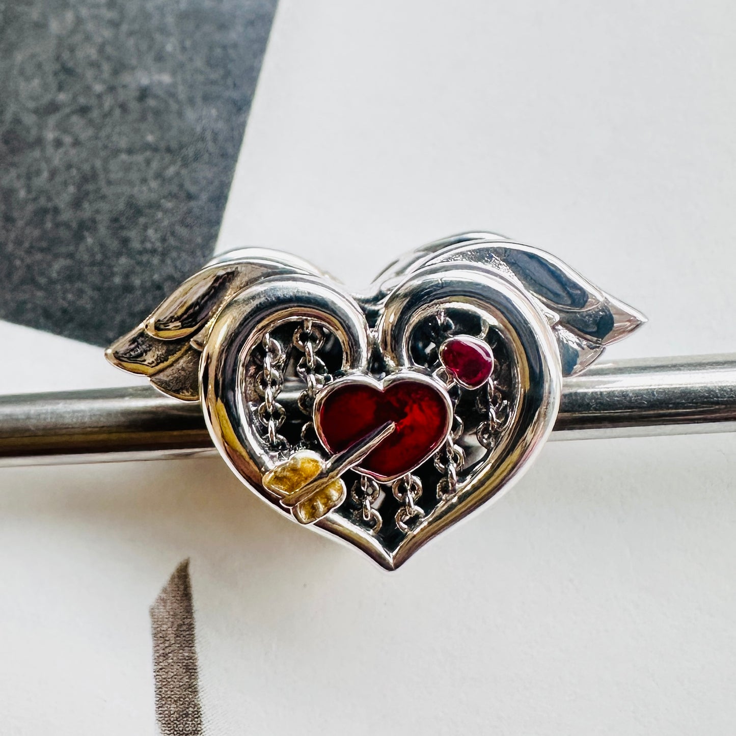 PRAAN Apollo Heart Charm