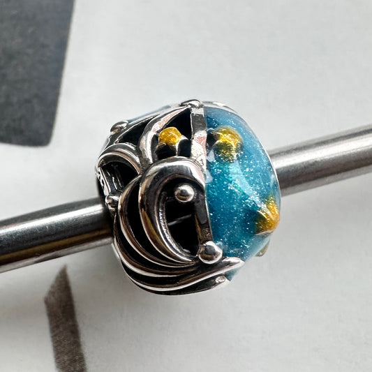 PRAAN Full Moon Silver Charm
