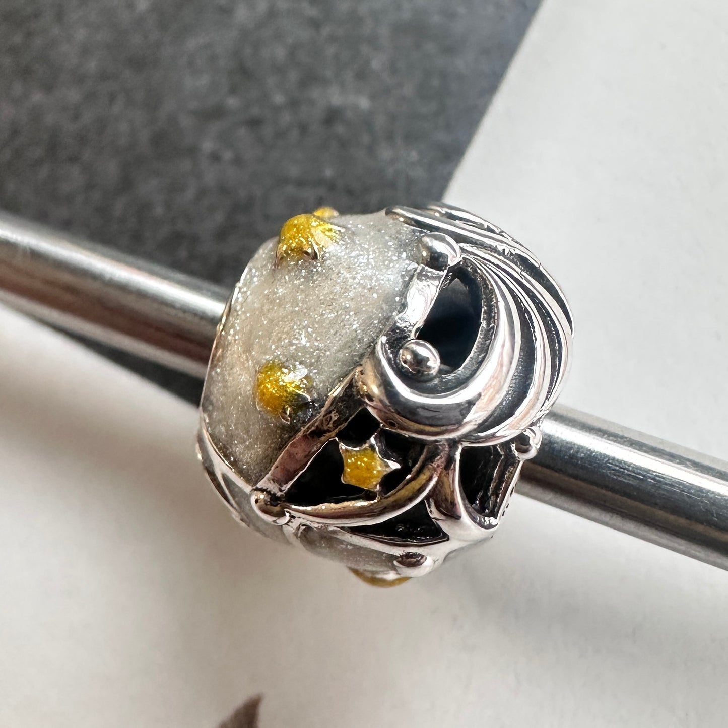 PRAAN Full Moon Party Silver Charm