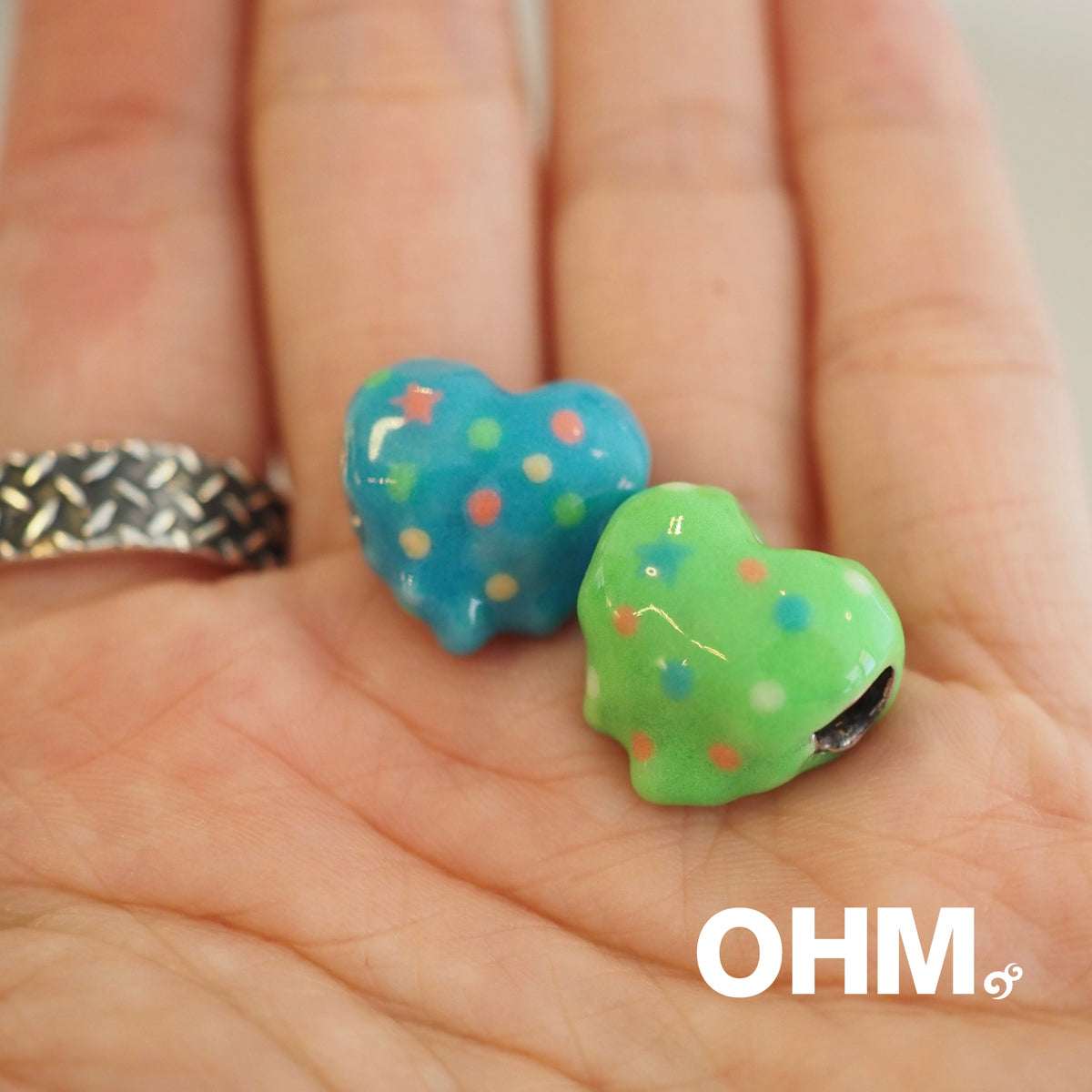 OHMnique - Assorted Melting Hearts - Bubblegum Blue