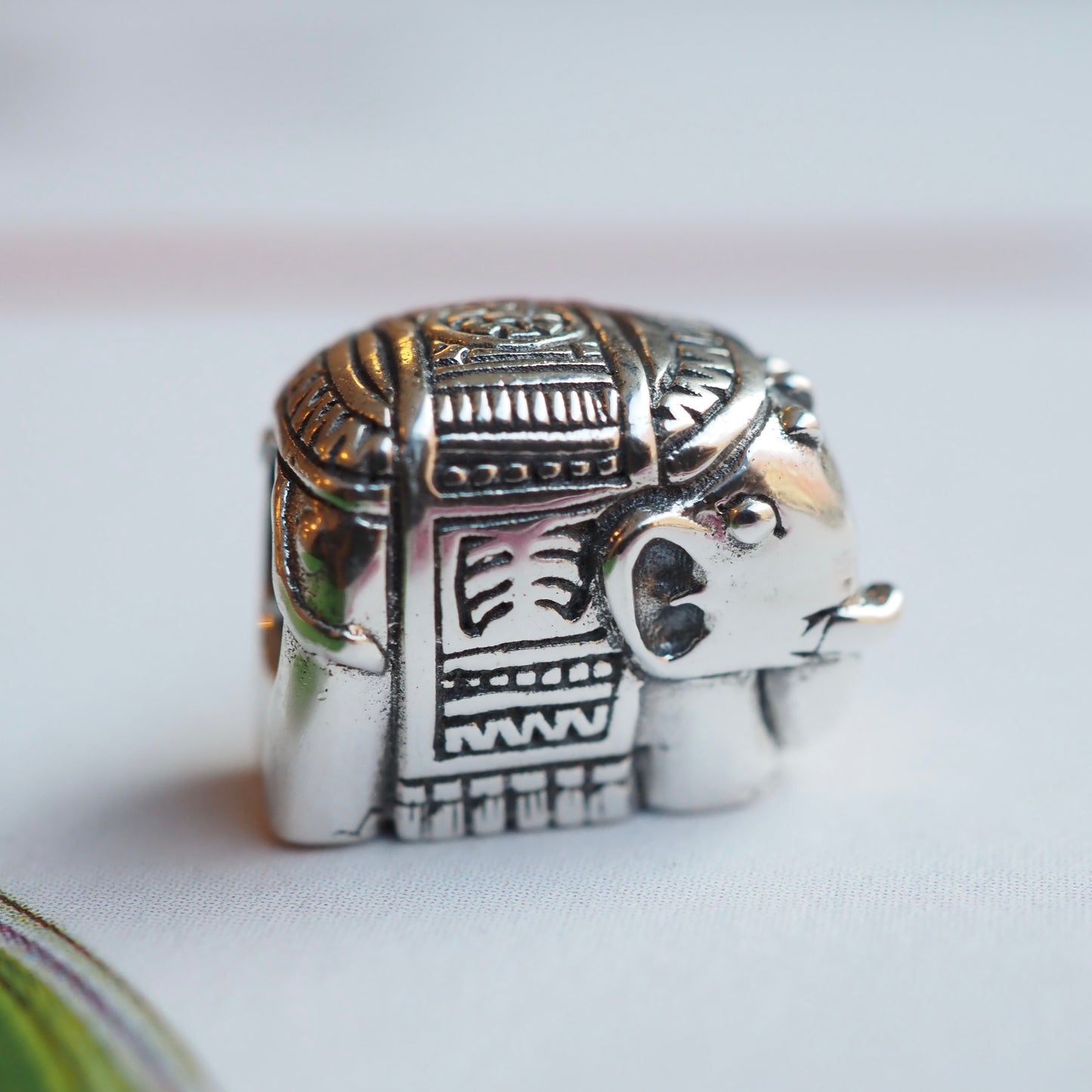 PRAAN Indian Elephant charm