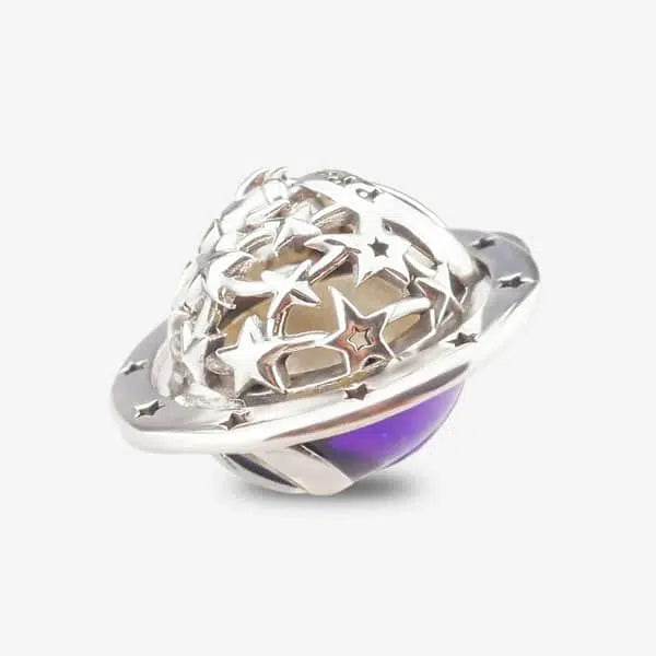 PRAAN Neon Saturn Charm