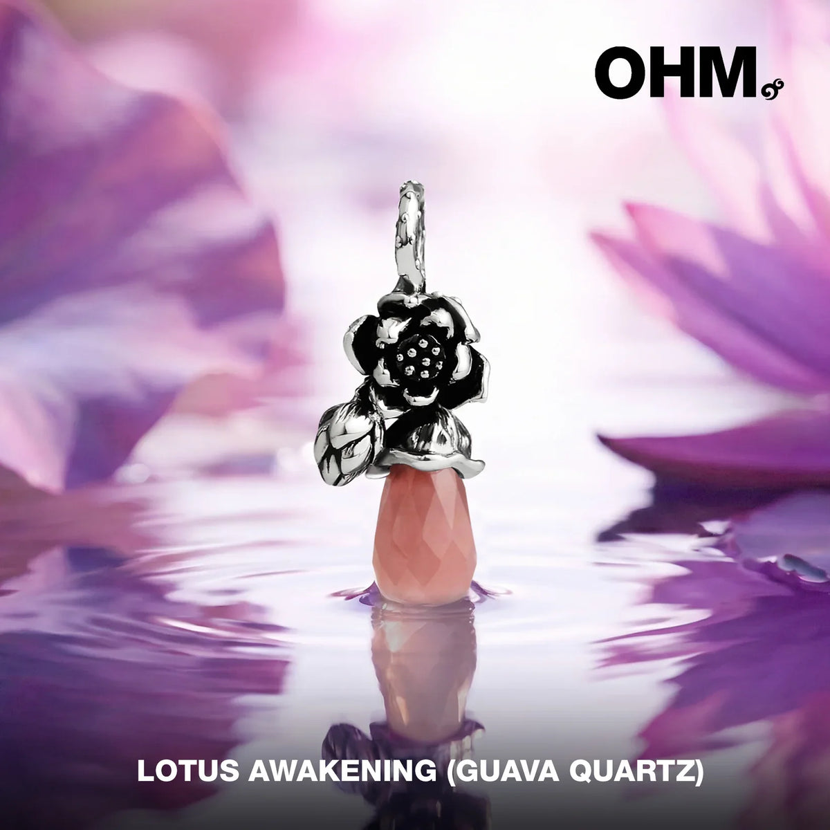 Lotus Awakening (Guava Quartz) - on stock