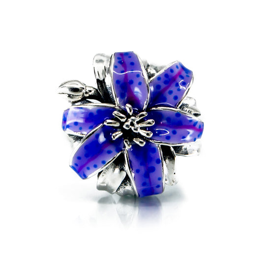 Aurora Purple Dream Lily Charm