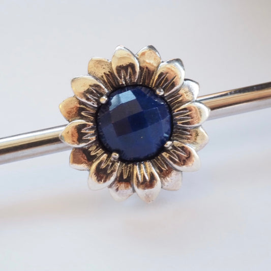 Moress  - Lapis Lazuli Flower Stopper Charm