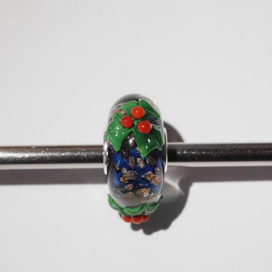 Elfbeads Holly Leaves Golddust