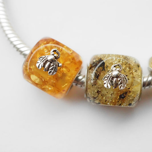 Amber Sparkling with BEE silver