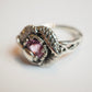 Eske Storm Poppy Ring with pink sapphire