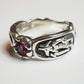 Eske Storm Balance ring with pink sapphire