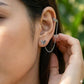Flutter Fearless Earrings With Veritas Vine Ear Cuff - on stock