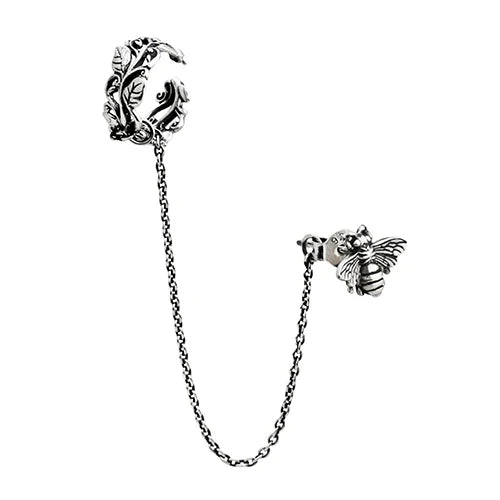 Bee Brave Earrings Withveritas Vine Ear Cuff - on stock