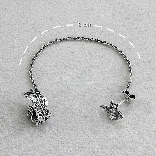 Bee Brave Earrings Withveritas Vine Ear Cuff - on stock