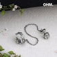 Lucky Lady Earrings With Veritas Vine Ear Cuff- on stock