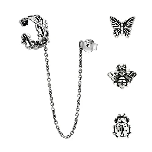 Veritas Vine Ear Cuff Set (Includes Three Studs) - pre order