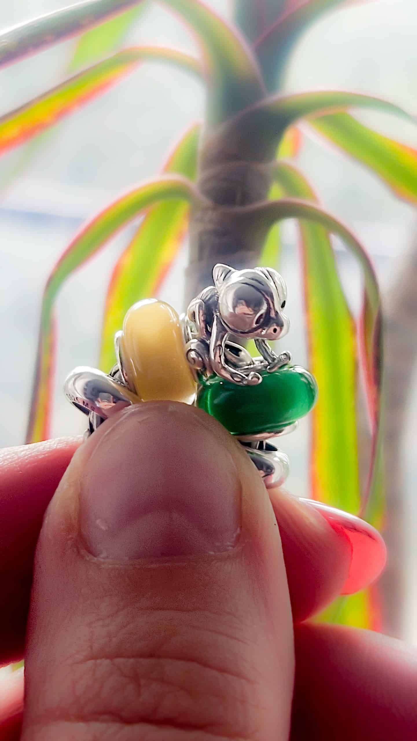 Aurora Meloon the Baby Chameleon Charm