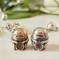 OCTO: Garden Guardian Sterling Silver/Bronze Statue Set