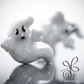Bella Fascini Halloween Haunting Ghost Luxe Color™ Enamel Bead Charm - Sparkly Boo