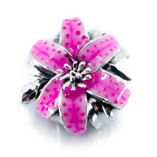 Aurora Pink Oriental Lily Charm © -pre order